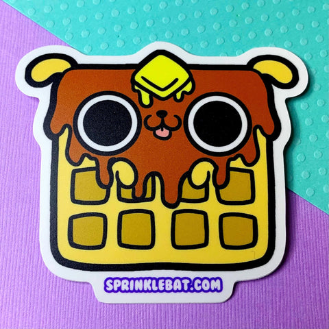 Waffle Pup sticker