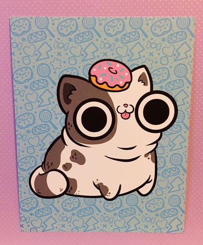 Donut Chub Cat Print