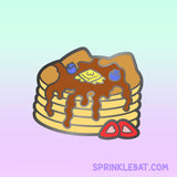 Cat Pancakes hard enamel pin