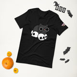 Skull Cat Black Short-Sleeve Unisex T-Shirt