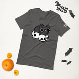 Skull Cat Black Short-Sleeve Unisex T-Shirt