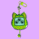 Alien Cat Deluxe Virtual Pet Keychain