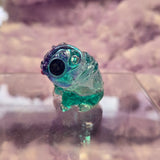 Green and purple multi color pugs