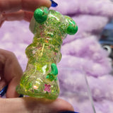 1st Weenie dog slime green