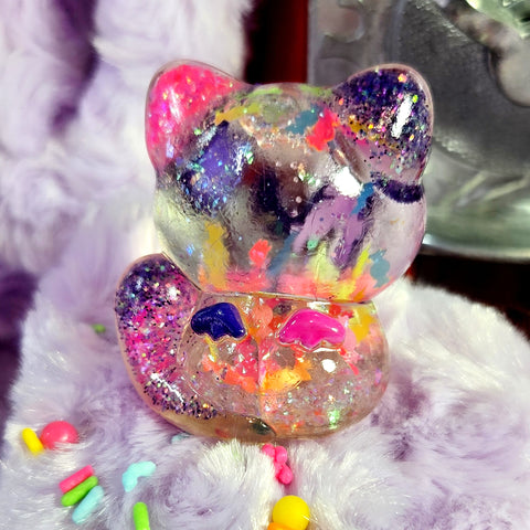 Candi Cat with liquid floating candy