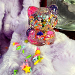 Candi Cat with gumball sprinkles and candy