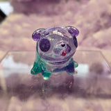 Green and purple multi color pugs