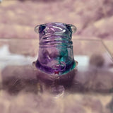 Green and purple multi color pugs