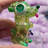 1st Weenie dog slime green