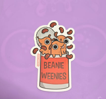 Beanie Weenies sticker 4" new