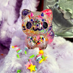 Candi Cat with gumball sprinkles and candy