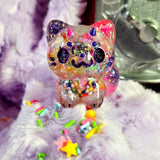 Candi Cat with gumball sprinkles and candy