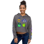 Virtual Pet Friends Crop Hoodie