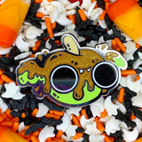 Caramel Apple Bat hard enamel pin