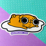 eggy pug sticker