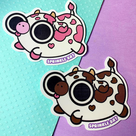 Strawberry Moo & Choco Moo Stickers