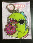 Dino Donut Chomp Keychain