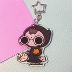 Death and Kitties Keychain