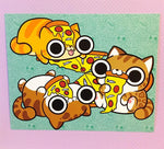 Pizza Cat Print