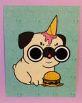 Pug Ice Cream Print