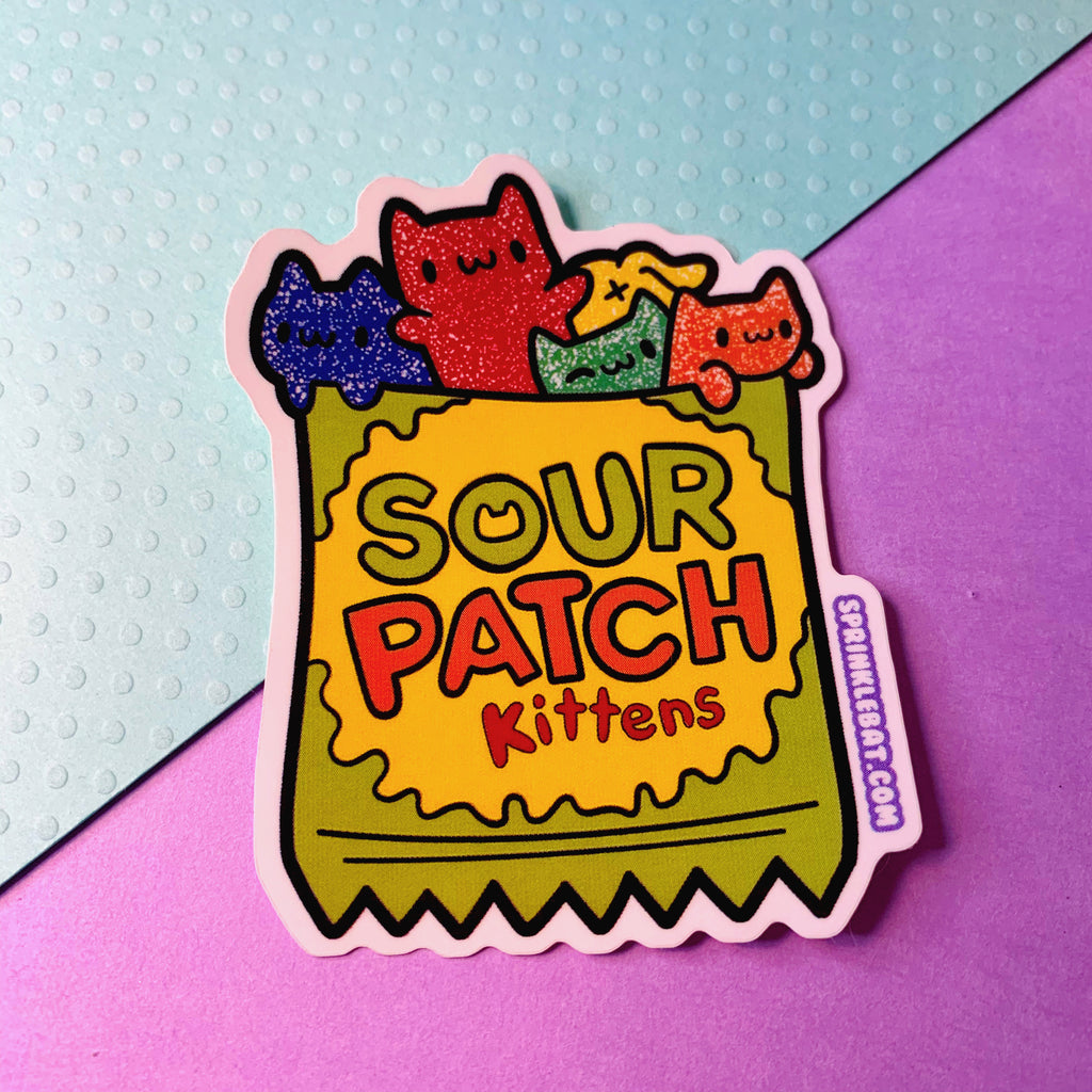 Sour Patch Kittens Sticker – Sprinkle Bat