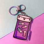 Pills Shaker Keychain