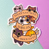 Too Many Cats Sticker