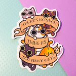 Too Many Cats Sticker