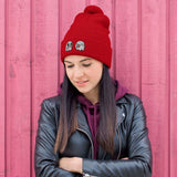 Holiday Spirit Pom-Pom Beanie