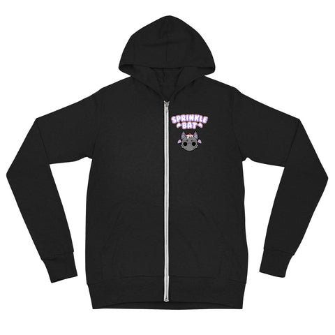 Lightweight Pizza Ghost zip hoodie