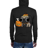 Ouija Pug Unisex zip hoodie