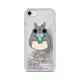 Totoro Liquid Glitter Phone Case