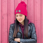 Holiday Spirit Pom-Pom Beanie