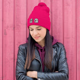 Holiday Spirit Pom-Pom Beanie