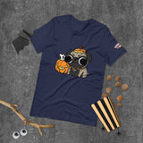 Ouija Halloween Pug Short-Sleeve Unisex T-Shirt