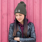 Holiday Spirit Pom-Pom Beanie