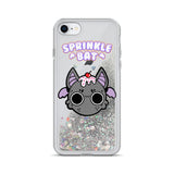 Sprinkle Bat Liquid Glitter Phone Case