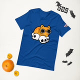 Cat Skull Orange Boi Short-Sleeve Unisex T-Shirt