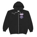 Ghost Loves Kitties Unisex  Zip Hoodie