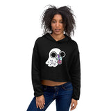 Ghost Boba Crop Hoodie