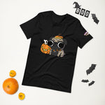 Ouija Halloween Pug Short-Sleeve Unisex T-Shirt