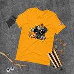 Ouija Halloween Pug Short-Sleeve Unisex T-Shirt