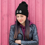 Holiday Spirit Pom-Pom Beanie