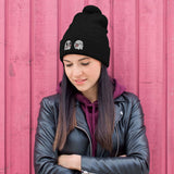 Holiday Spirit Pom-Pom Beanie