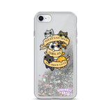 To Many Cats Liquid Glitter Phone Case