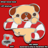 Holiday Pug Enamel Pin