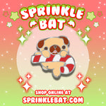 Holiday Pug Enamel Pin